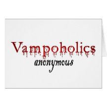 Vampoholics anónimo tarjeton