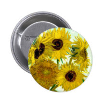 Van Gogh: Bella arte del vintage de los girasoles  Pins