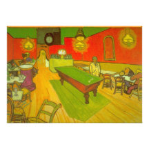 Van Gogh; Café de la noche, arte del impresionismo Anuncios