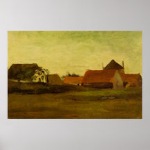 Van Gogh; Cortijos en Loosduinen, La Haya Impresiones