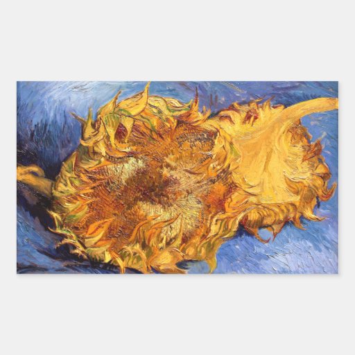 Van Gogh: Cuatro girasoles Rectangular Altavoces