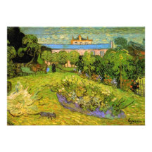 Van Gogh; El jardín de Daubigny, Le Jardin de Daub Invitación