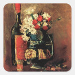 Van Gogh: Florero con los claveles, los rosas y un Colcomanias Cuadradass