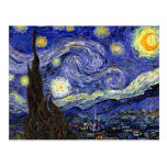 Van Gogh la postal de la noche estrellada