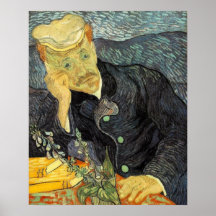 VAN GOGH - RETRATO DEL DR. GACHET IMPRESIONES