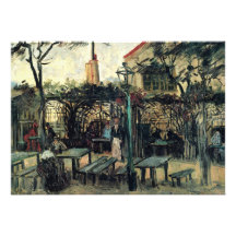 Van Gogh; Terraza de un café en Montmartre Comunicado Personalizado