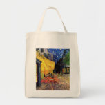 Van Gogh; Terraza del café en la noche, bella arte Bolsa De Mano