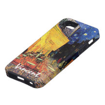 Van Gogh; Terraza del café en la noche, bella arte iPhone 5 Case-Mate Cárcasa