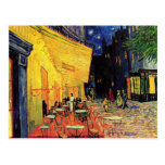Van Gogh; Terraza del café en la noche, bella arte Tarjeta Postal