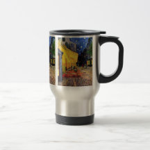 Van Gogh; Terraza del café en la noche, bella arte Tazas