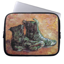 Van Gogh - un par de zapatos Fundas Computadoras