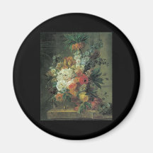 Van Leen Flowers y la jerarquía de un pájaro Imán Para Frigorífico