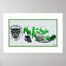 Vandalismo urbano impresiones
