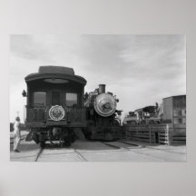 Vapor en el poster blanco y negro de la foto de Ow