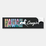 Vaquera de Hawaii de la CAMISETA Pegatina De Parachoque