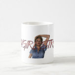 Vaquera de la CAMISETA fuerte Taza