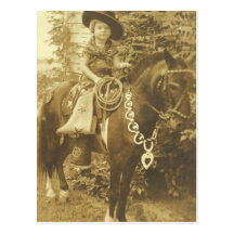 VAQUERA POSTCARD/INVITATION DEL VINTAGE POSTAL