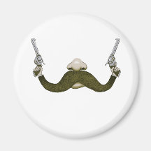 Vaquero del bigote imán