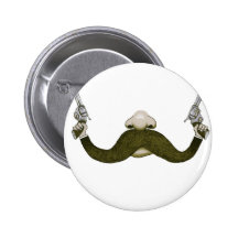 Vaquero del bigote pins