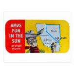 Vaquero del viaje de Las Vegas Nevada Tarjetas Postales