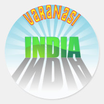 Varanasi Etiqueta Redonda