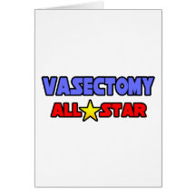 Vasectomía All Star Felicitación