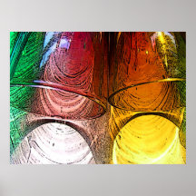 Vasos de medida del cóctel - ascendente cercano poster