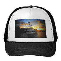 Vayamos a pescar gorros bordados