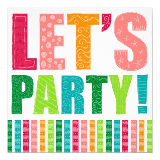 ¡Vayamos de fiesta! Comunicado Personalizado