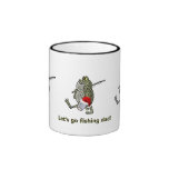 ¡Vayamos papá de la pesca del hielo! Tazas