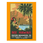 Vea la postal de Hawaii