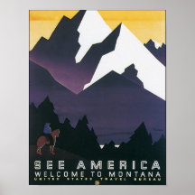 Vea la recepción de América a Montana Posters