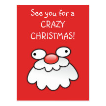 Véale para navidad loco Customisablepostcard Postales