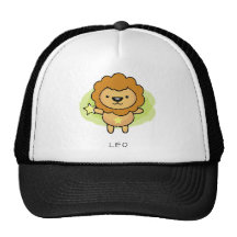 vector de leo de las muestras del zodiaco del horó gorras de camionero