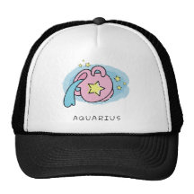 vector del acuario de las muestras del zodiaco del gorros  