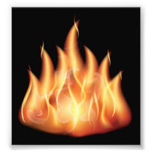vector-flames1- LLAMAS CALIENTES del FUEGO QUE ENT Arte Fotográfico