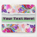 Vector Mousepad floral de la fantasía