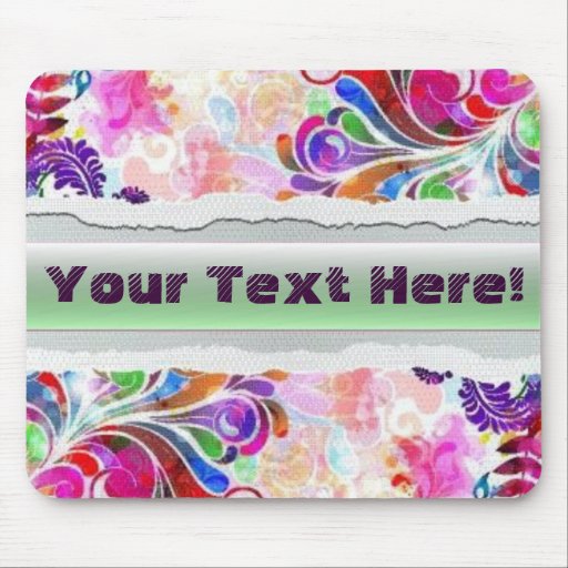Vector Mousepad floral de la fantasía