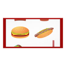 vectorvaco_food_vectors_09111002 tarjetas fotográficas 