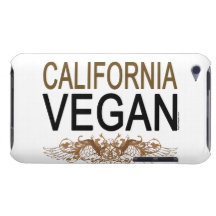 Vegano de California iPod Case-Mate Carcasas