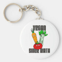 Vegano desde nacimiento llavero