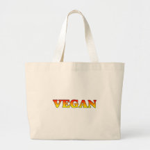 Vegano en llamas bolsa