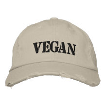 Vegano Gorra De Beisbol