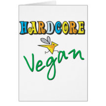 Vegano incondicional tarjetas