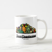 Vegetariano del equipo (actitud/alcohol vegetarian taza de café
