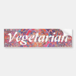 Vegetariano Etiqueta De Parachoque