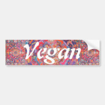 Vegetariano Etiqueta De Parachoque