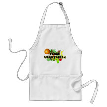 Vegetariano orgulloso delantal