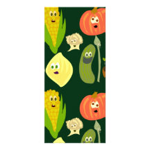 ¡Veggies descarados! Diseño De Tarjeta Publicitaria