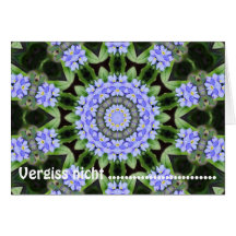 Vegiss nicht ................... karte